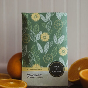 Floral Simplicity Sage & Citrus scented sachet